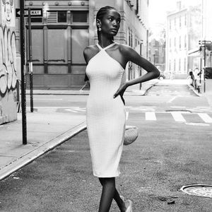 ZARA - NWOT CABLE KNIT DRESS - SIZE S